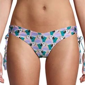Red Carter Swim Parrot bikini bottoms